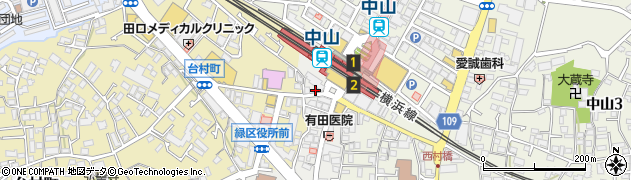 ビッグエコー BIG ECHO 中山駅前店周辺の地図