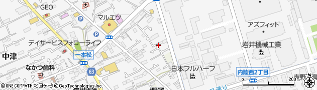 神奈川県愛甲郡愛川町中津3387周辺の地図