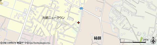 千葉県大網白里市柿餅上貝塚入会地周辺の地図