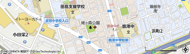 神奈川県川崎市川崎区鋼管通周辺の地図
