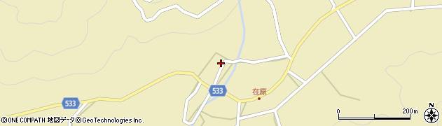滋賀県高島市マキノ町在原633周辺の地図