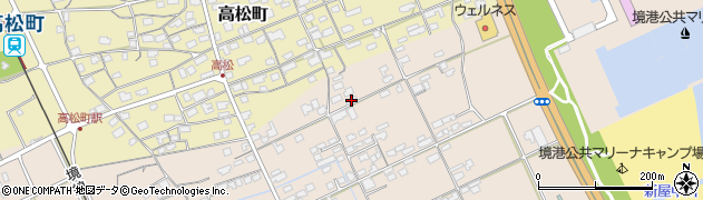 鳥取県境港市新屋町2459周辺の地図