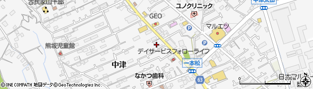 神奈川県愛甲郡愛川町中津727-5周辺の地図