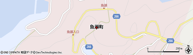 島根県松江市魚瀬町周辺の地図