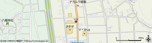 松塚周辺の地図