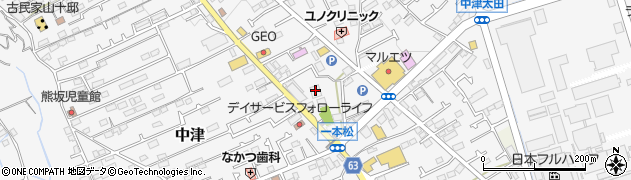 神奈川県愛甲郡愛川町中津747周辺の地図