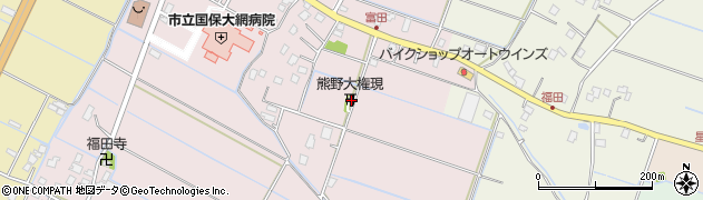 千葉県大網白里市富田1681周辺の地図