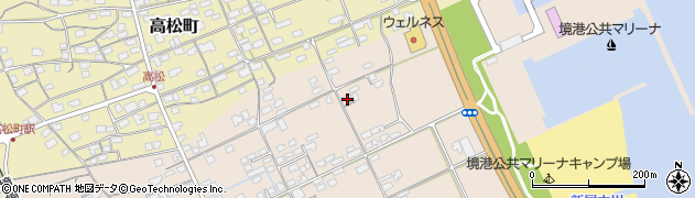 鳥取県境港市新屋町2452-4周辺の地図