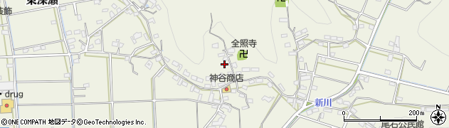 岐阜県山県市東深瀬周辺の地図