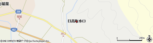 兵庫県豊岡市日高町水口周辺の地図