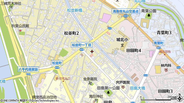 〒680-0801 鳥取県鳥取市松並町の地図