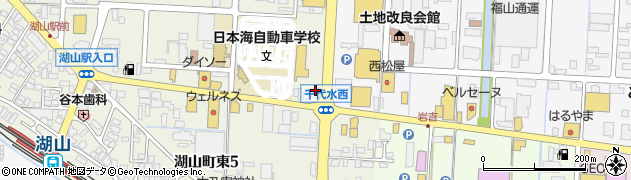 鳥取湖山東簡易郵便局周辺の地図