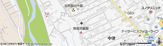神奈川県愛甲郡愛川町中津504周辺の地図