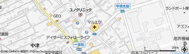 ダイソーマルエツ中津店周辺の地図