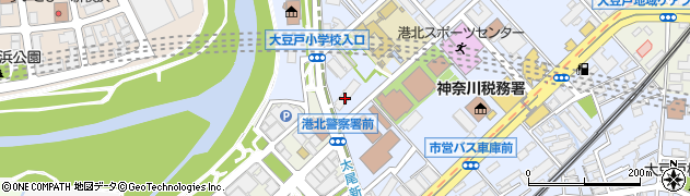 神奈川県横浜市港北区大豆戸町743周辺の地図