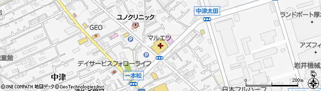 マルエツ中津店周辺の地図