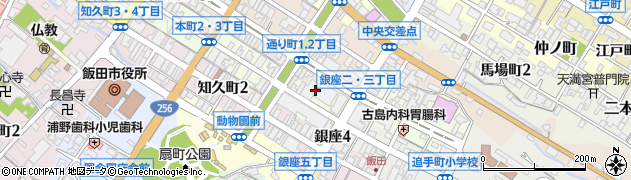 飯田市川本喜八郎人形美術館周辺の地図