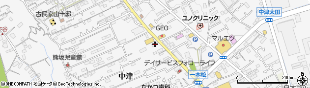 神奈川県愛甲郡愛川町中津724周辺の地図