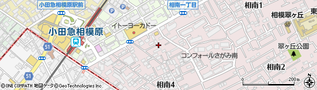神奈川県相模原市南区相南4丁目1周辺の地図