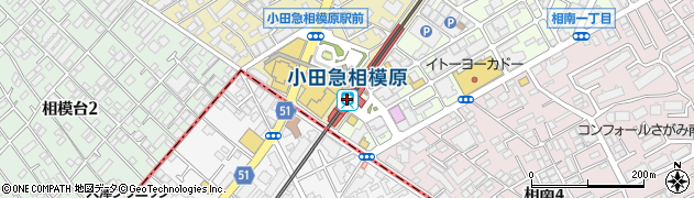 小田急フローリスト相模原店周辺の地図
