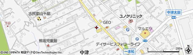 神奈川県愛甲郡愛川町中津661周辺の地図