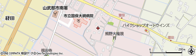 千葉県大網白里市富田970周辺の地図