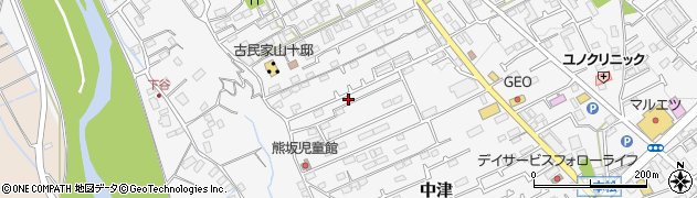 神奈川県愛甲郡愛川町中津600周辺の地図