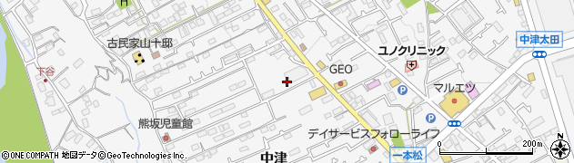 神奈川県愛甲郡愛川町中津654周辺の地図