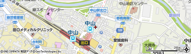 社会福祉法人横浜市福祉サービス協会緑介護事務所周辺の地図