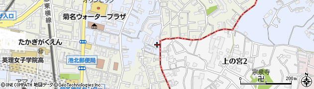 東大豆戸公園周辺の地図