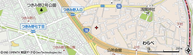 神奈川県大和市下鶴間66周辺の地図
