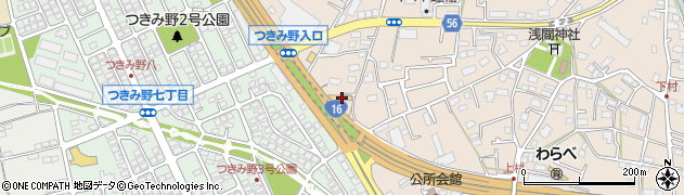 神奈川県大和市下鶴間61周辺の地図