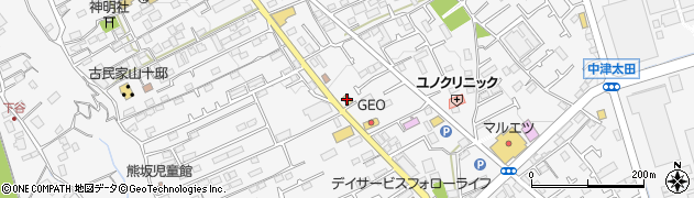 ローソンＬＴＦ愛川中津中央店周辺の地図