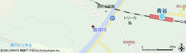 勝部川周辺の地図