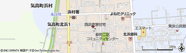 鳥取県鳥取市気高町北浜周辺の地図