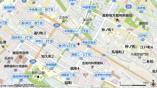 〒395-0042 長野県飯田市松尾町の地図