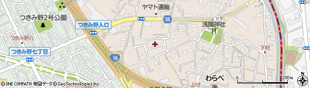 神奈川県大和市下鶴間80周辺の地図