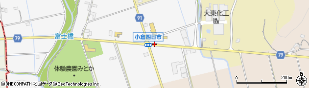 小倉四日市周辺の地図
