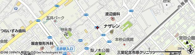五井本仲周辺の地図