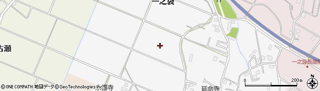 千葉県東金市一之袋周辺の地図
