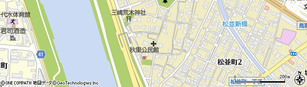 鳥取県鳥取市秋里周辺の地図