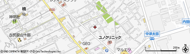 神奈川県愛甲郡愛川町中津812周辺の地図
