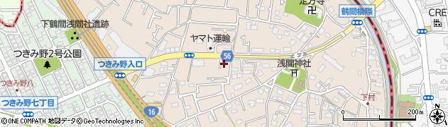 神奈川県大和市下鶴間75周辺の地図