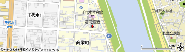 君司酒造株式会社周辺の地図