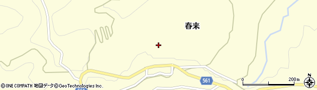兵庫県美方郡新温泉町春来974周辺の地図