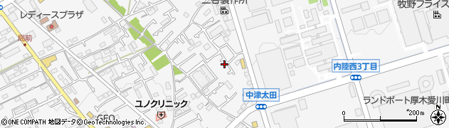 神奈川県愛甲郡愛川町中津3328周辺の地図