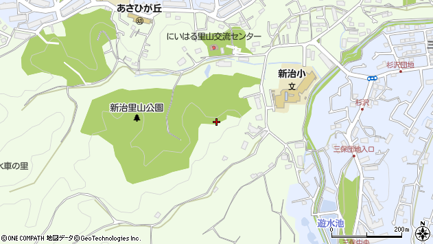 〒226-0017 神奈川県横浜市緑区新治町の地図