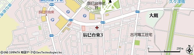 千葉県市原市辰巳台東周辺の地図