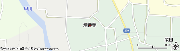 鳥取県西伯郡大山町潮音寺周辺の地図
