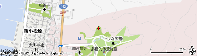 福井県小浜市西津周辺の地図